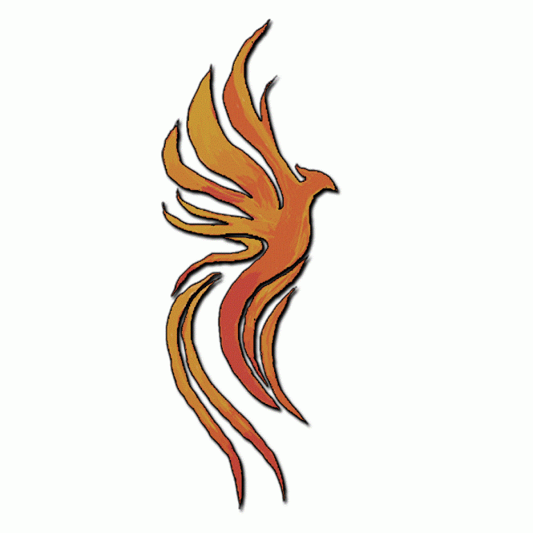 Phoenix on transparent background 768x768